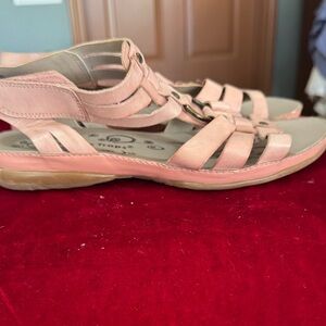 BareTraps Blush Strappy Sandals